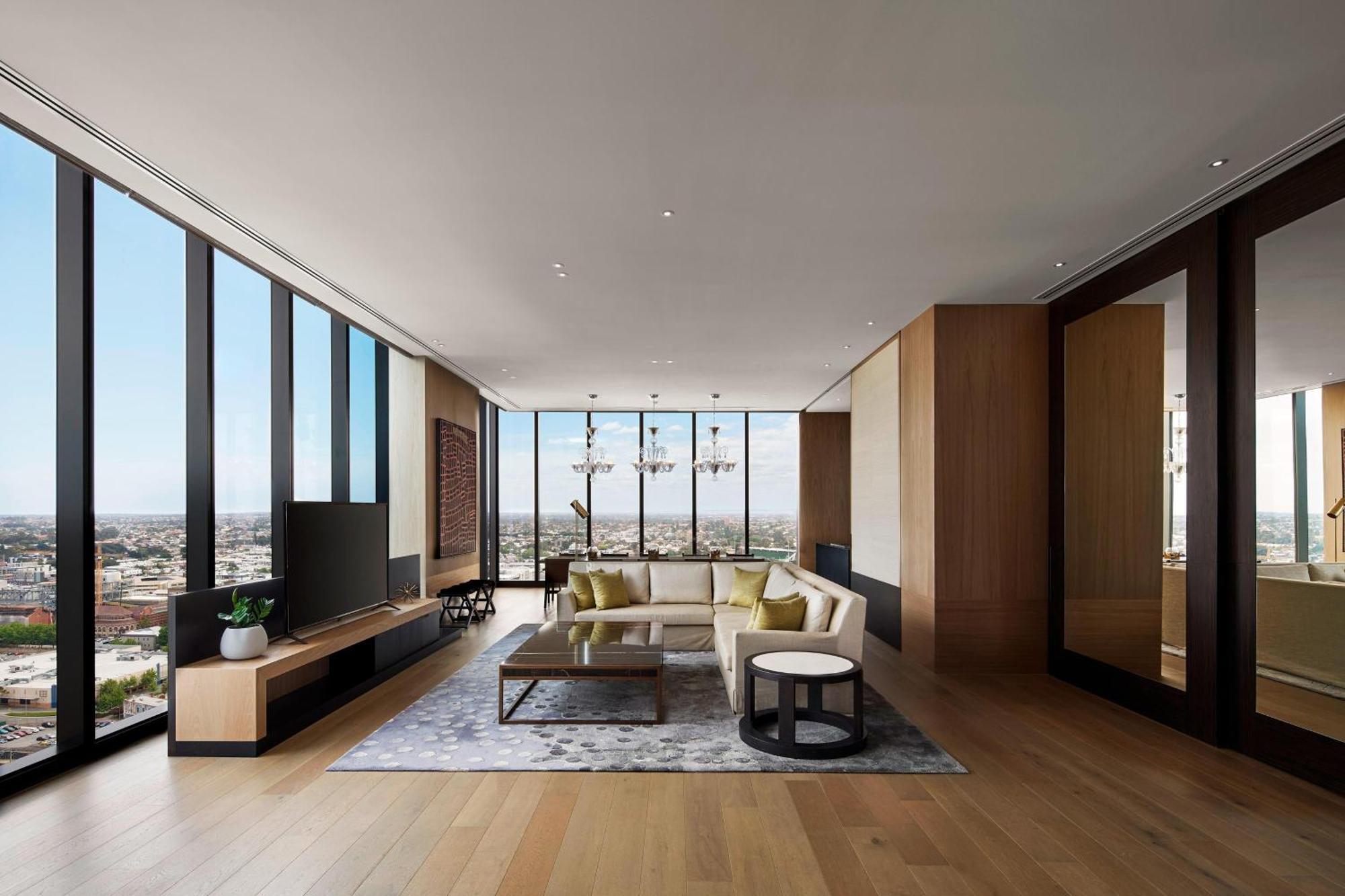더 웨스틴 퍼스 외부 사진 The living room of a typical apartment